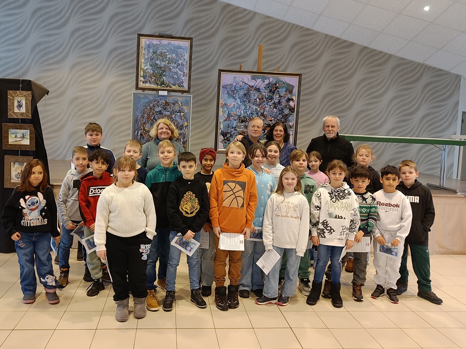 Rencontre avec Stefan Beiu et les enfants du CE1 et CE2